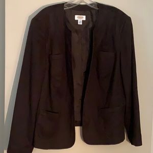 Beautiful Eggplant ultra-suede jacket